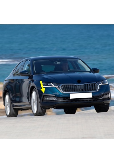 Skoda Octavia 2021-2024 Sağ Ön Sis Far Kaşı Plastik 5e3807834