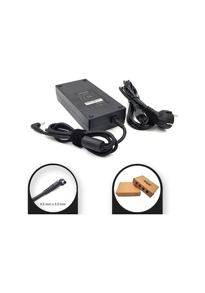 Casper Excalibur G870.1265-bfb0a-b Uyumlu Notebook Adaptörü, Şarj Aleti Cihazı 180w