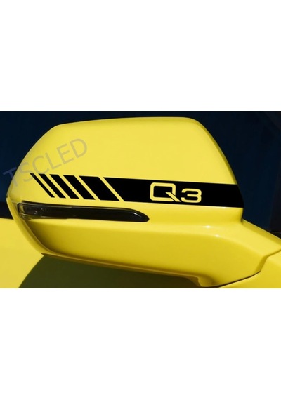 Q3 Ayna Sticker Audi Oto Araba Sticker
