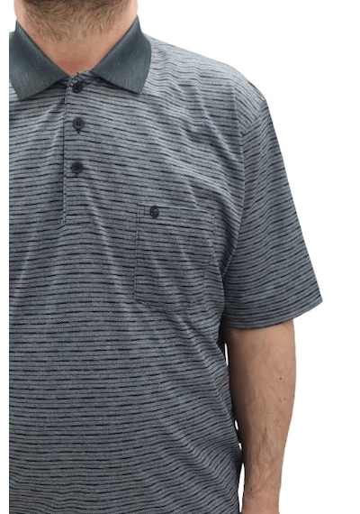 Becces Dmctekstil Erkek Füme 003 Desenli Klasik Kesim Rahat Kalıp Tek Cepli Battal Polo Yaka T-shirt Becces Dmctekstil Erkek Füme 003 Desenli Klasik Kesim Rahat Kalıp Tek Cepli Battal Polo Yaka T-shirt