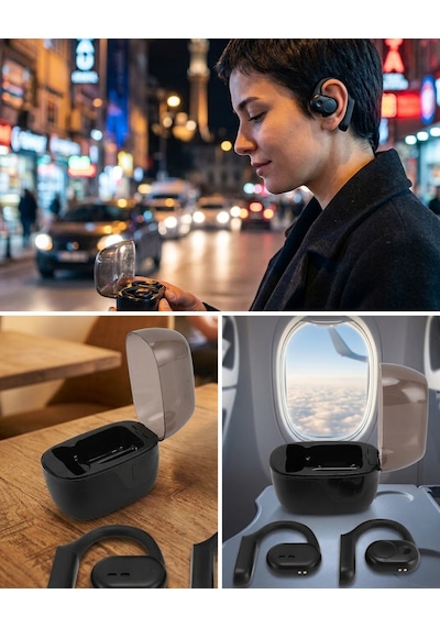 Bluetooth Kulaklık Şarj Kutulu Kablosuz Kulaklık Dokunmatik Kontrol Stereo Ses Deneyimi