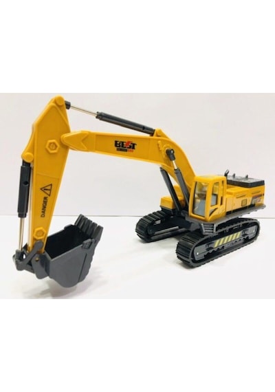 Bfy Toys Kepçe Kum Kazıcı Paletli Ekskavatör Oyuncak Iş Makinesi Hareketli
