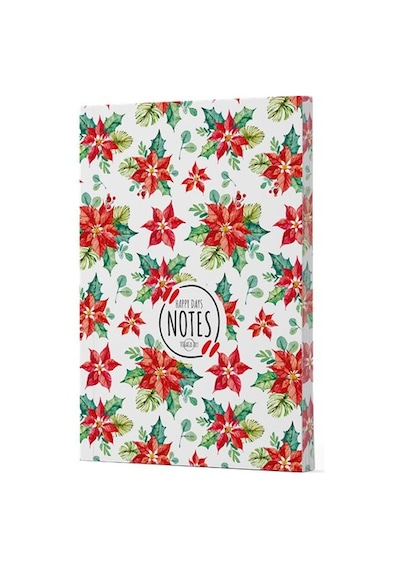 Yılbaşı 6 - Yan Boyamalı Çizgili Defter