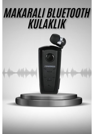 Makaralı - 794 - Bluetooth Kulakiçi Yaka Kulaklığı - Edntrend - Kablosuz Kulaklık