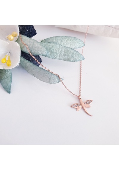 925 Ayar Gümüş Yusufçuk Model Kadın Gümüş Kolye (550645660)