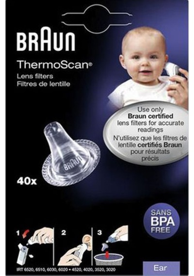 Braun Kulaktan Ateş Ölçer Probu 40'lı