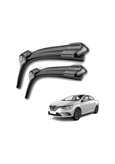 Renault Megane 4 Ön Cam Silecek Süpürgesi Takımı 2016 - 2024 Megane 4 Ön Silecek Takımı