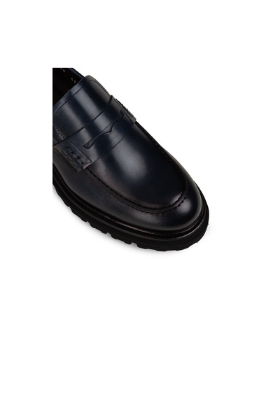 Deery Erkek Hakiki Deri Lacivert Loafer Ayakkabı - F6528mlcvp01 Lacivert