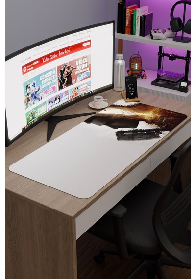 Dying Light Kaymaz Dikişli Kauçuk Oyuncu Mousepad V3 - 90x40 Xxl Gaming Mouse Pad Fare Altlığı