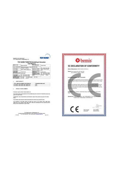 Bemis Cee Norm Uzatma Prizi 5x32a 380v Ip44