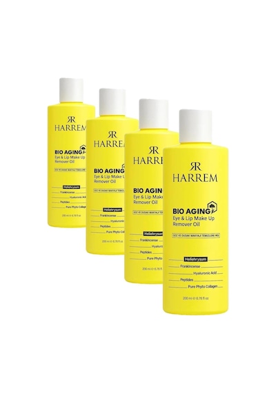 Harrem Bio Aging Kuru Ciltler İçin Makyaj Temizleme Yağı 4 Paketi