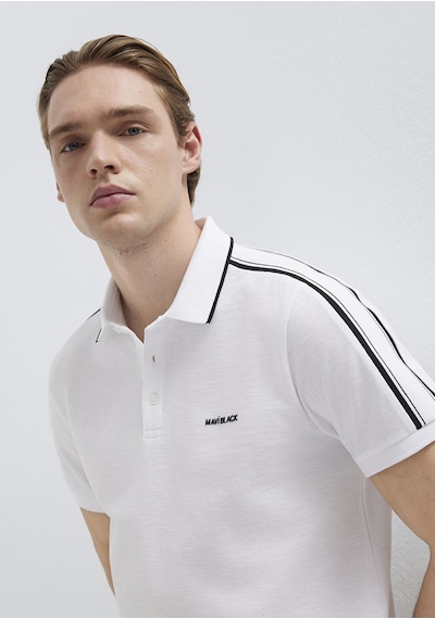 Mavi - Mavi Black Beyaz Polo Tişört 0611838-620
