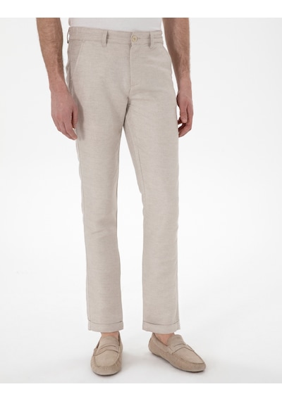 Pierre Cardin Erkek Bej Pantolon Kanvas-chino 50301767-vr011 Bej