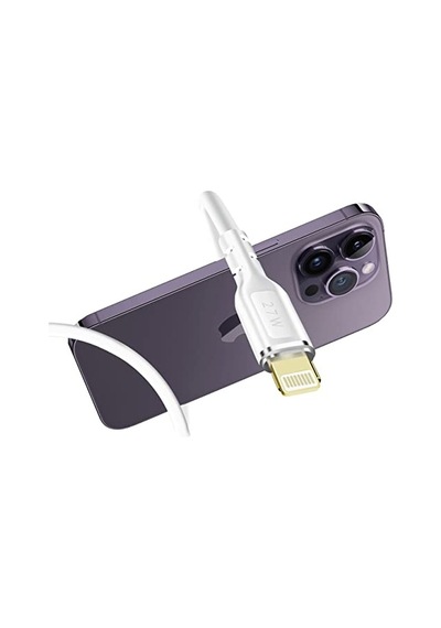 Pd 27w Type-c To Lightning 3.0a 1.2m Data Ve Şarj Kablosu Beyaz Diğer