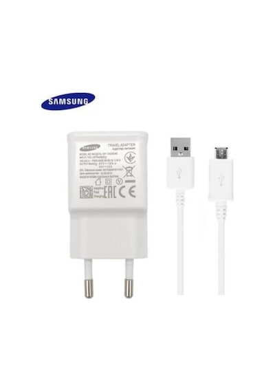 Samsung Uyumlu Mikro Usb Şarj Adaptörü Ve Data Kablosu