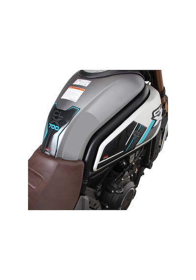 Gp Kompozit Cf Moto 700 Cl-x 2022-2023 Uyumlu Tank Pad Seti Turkuaz