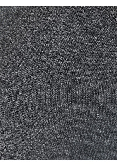 Koton Crop Tişört Kısa Kollu V Yaka Antrasit 4sak50231ek Antrasit
