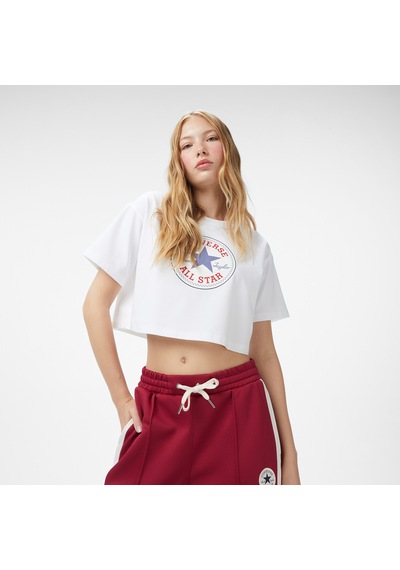 Converse Baskılı Kadın Beyaz T-shirtcvw5t107