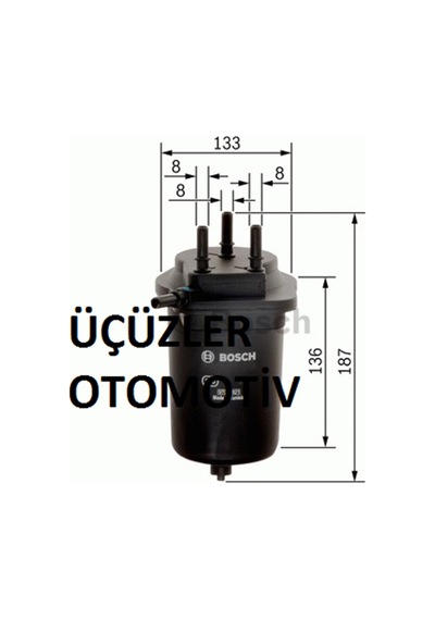 Bosch Mazot Filtresi Megane2 Scenic2 7701061577 8200186218