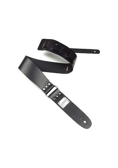Leatherton Stinger Hakiki Deri Gitar Askısı Siyah