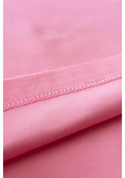 Modanino Kız Çocuk T-shirt %100 Pamuk Ve Okul Tarz 6-16 Yaş 12784mrt Pembe