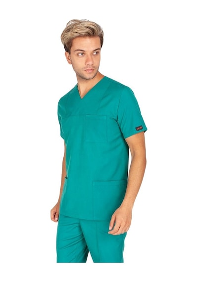 Erkek Doktor Hemşire Forması Scrubs Alpaka Kumaş Hastane Nöbet Te (484674752)