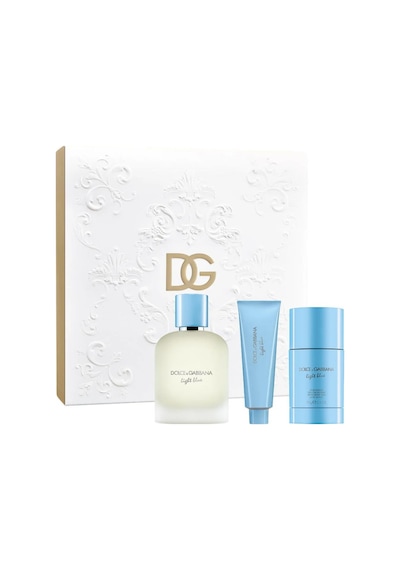 Dolce & Gabbana Light Blue Pour Homme Edt 100 Ml + 75 Ml Deodorant + 50 Ml Shower Gel Erkek Parfüm Seti Odunsu