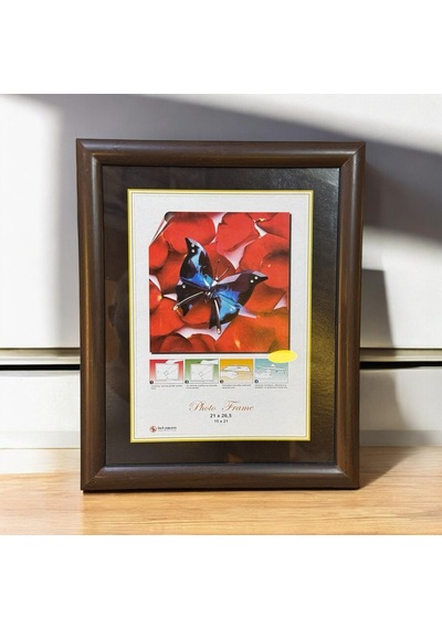 Ahşap Görünümlü 2 Li Pvc Fotoğraf Çerçevesi 21x26,5 Cm.