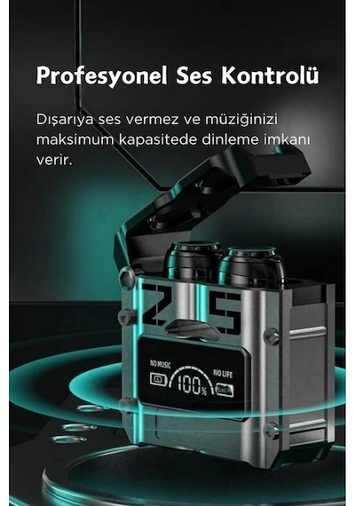 Ledarmy M25 Kablosuz Kulakiçi 5.3 Bluetooth Oyuncu Kulaklık