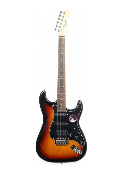 Madison Meg-2ts Elektro Gitar Sunburst Strat Kasa Geleneksel