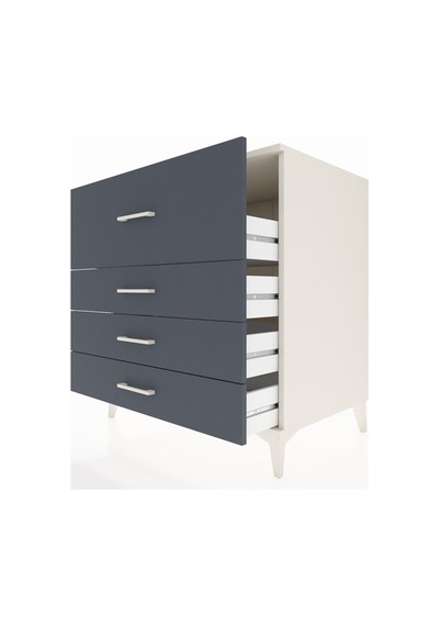 Kronos Şifonyer 4 Çekmeceli 88x59x96 Aytaşı-antrasit Aytaşı