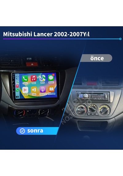 Mitsubishi Lancer 2007-2015yıl 4gb Ram 64gb Rom Carplay Multimedy