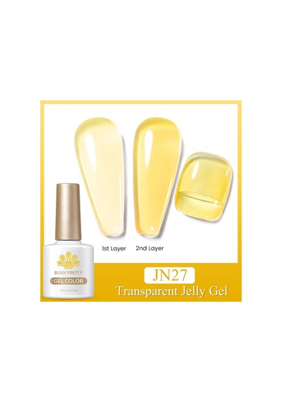 Born Pretty 10ml Jelly Nude Seri Kalıcı Oje Jn27 56347
