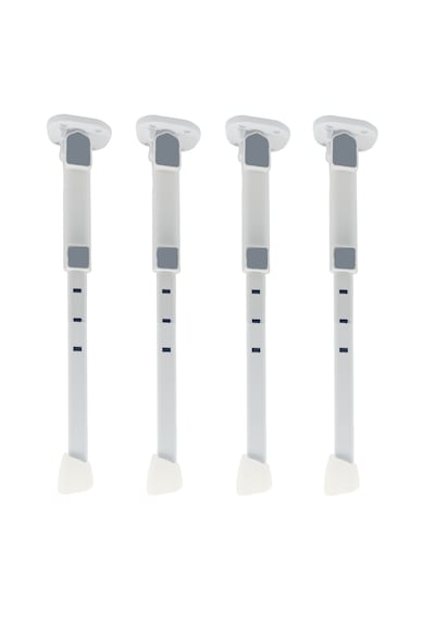 Microcase Metal Katlanabilir Yükseklik Ayarlı Masa Ve Sehpa Ayak Takımı 4 Adet Al5059 Beyaz