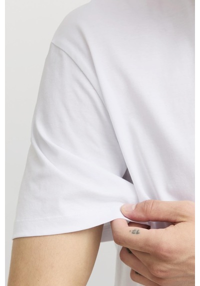 Jack & Jones Jjtaka Tee Ss Crew Neck Beyaz Renkli