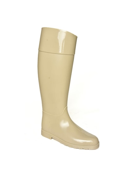 Fox Shoes T858712109 Bej Yağmur Çizmesi Bej-suni Deri Bej