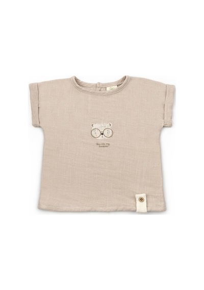 Babycosy Organic Wear Bebek Kısa Kollu Tişört Ve Pantolon Takımı, %100 Pamuk, Bebek Ve Yenidoğan Serisi - Csym7103 Vizon Babycosy Organic Wear Bebek Kısa Kollu Tişört Ve Pantolon Takımı, %100 Pamuk, Bebek Ve Yenidoğan Serisi - Csym7103 Vizon