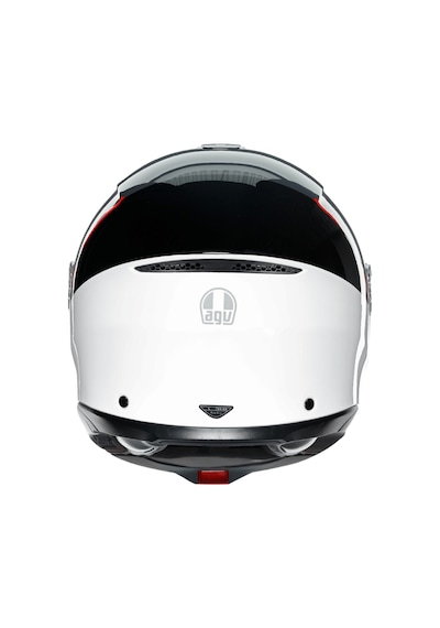 Agv Tourmodular Mlt Balance Çene Açılır Kask Beyaz Gri Kırmızı