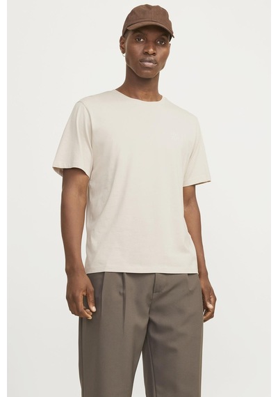 Jack & Jones Jjecorp Logo Tee Ss O-neck Noos Krem Renkli