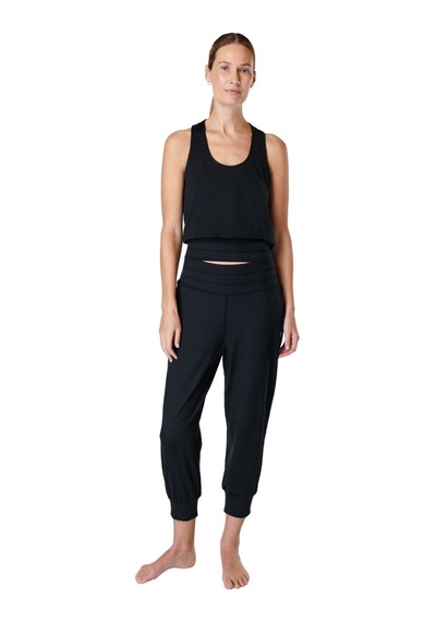 Sweaty Betty Sweaty Betty Gaia Tank Kadın Siyah Yoga Tişört Blk Siyah