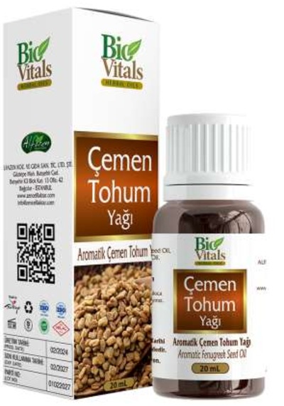 Bio Vitals Çemen Tohumu Yağı 20 Cc X 2 Adet