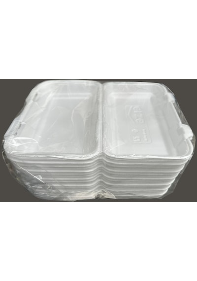 Dağyüce 36/d Tek Kullanımlık Köpük İskender Kapaklı Kase Kutu - 23.5x15 Cm. - 20 Adetlik 1 Paket