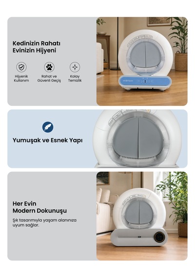 Smartpaw Otomatik Kedi Tuvaleti Perdesi