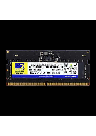 Twinmos Tmd58gb4800s40, 8gb, Ddr5, 4800mhz, Cl40, 1.1v Notebook Ram