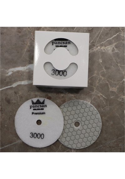 Pancsan - Kuru Esnek Parlatma 3000 Ped Leri 100 Mm Elmas Porselen , Granit , Mermer , Çimstone , Seramik
