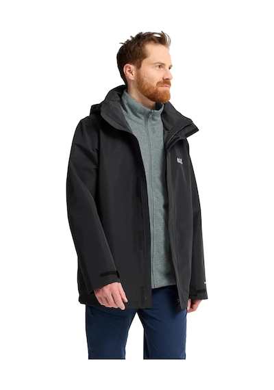 Jack Wolfskin Pinetrail 3 İn 1 Erkek Mont C-jaca66288e50v37 Siyah
