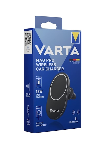 Varta Mag Pro Wireless Car Charger Kablosuz Şarj Aleti