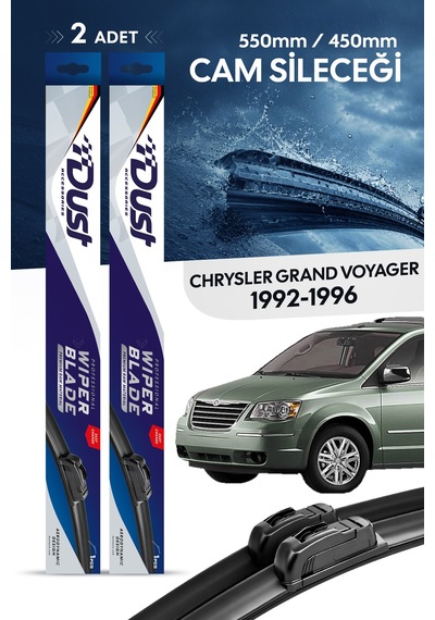 Chrysler Grand Voyager Silecek Takımı 1992-1996 Uyumlu 550mm/450mm