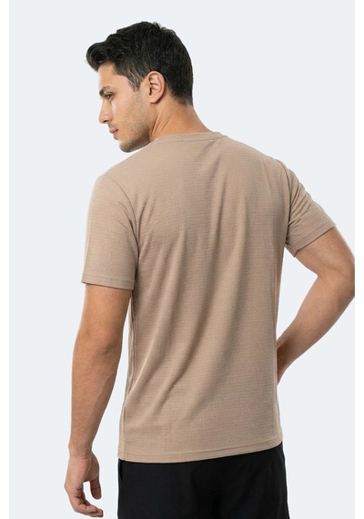 Slazenger Hugger Erkek Vizon Tişört