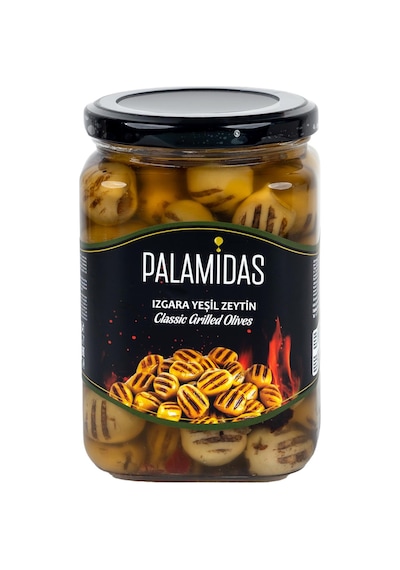 Izgara Yeşil Zeytin 995 Gr Cam Kavanoz